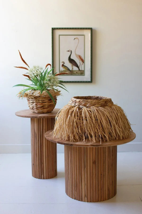 Seagrass Baskets with Grass Detail
