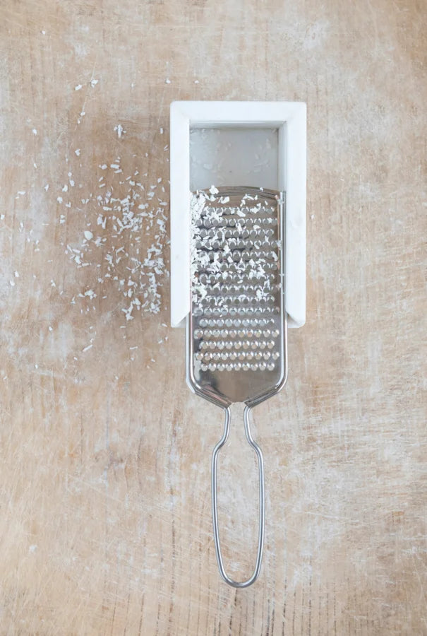 Marble and Stainless Steel Grater