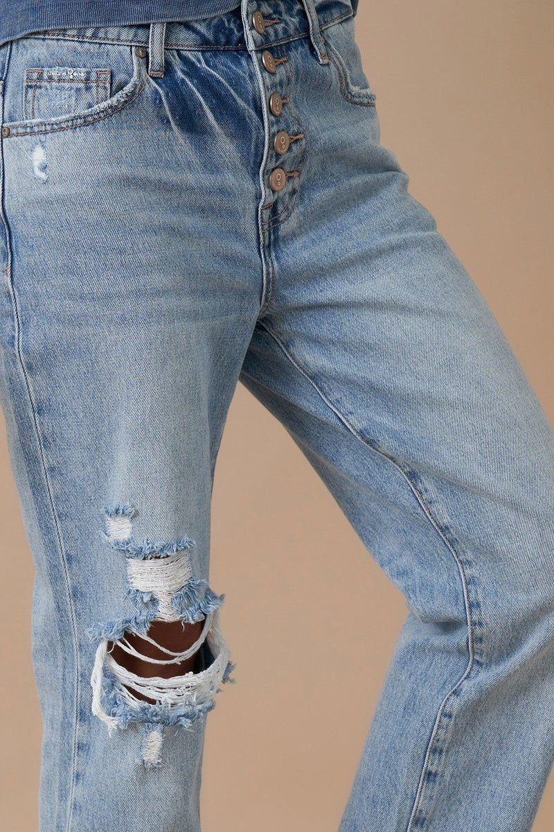Denim Lab Cuffed Cuties Rolled Up Boyfriend Jeans