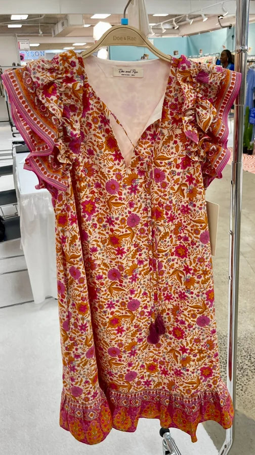 Sunset Boho Mini Dress