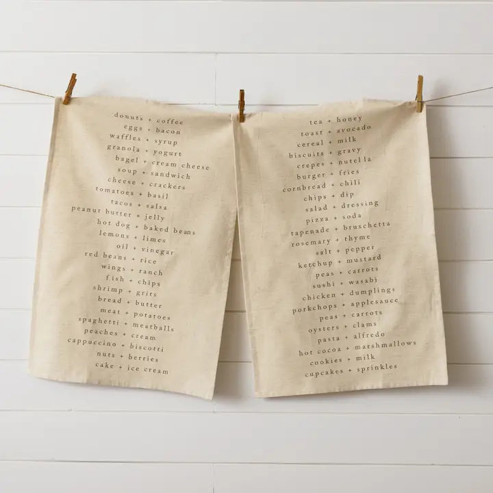 Food Combo Tea Towel