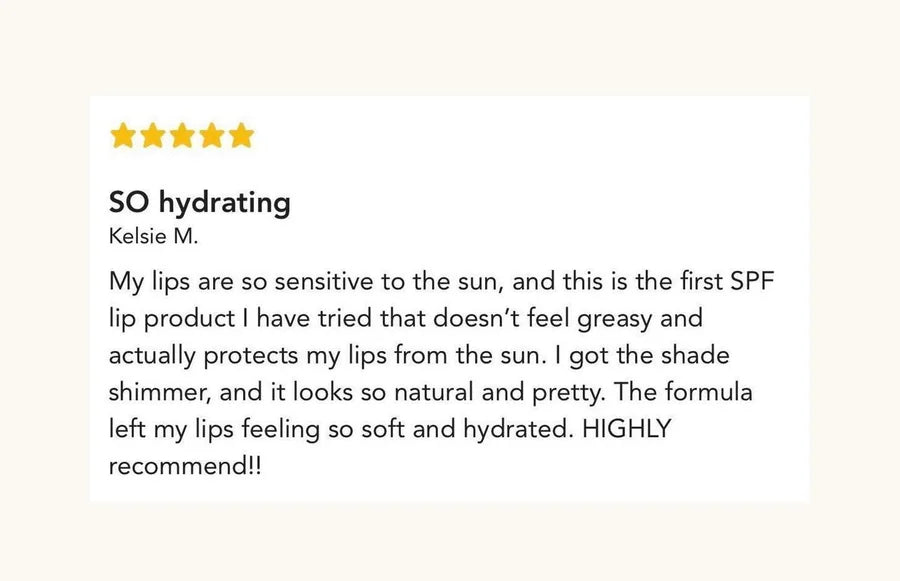 Hydrating Sheer Lip Balm Spf 30