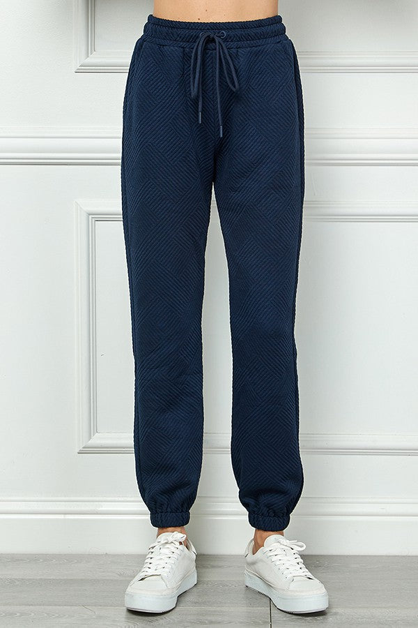 Textured Lounge Jogger Set