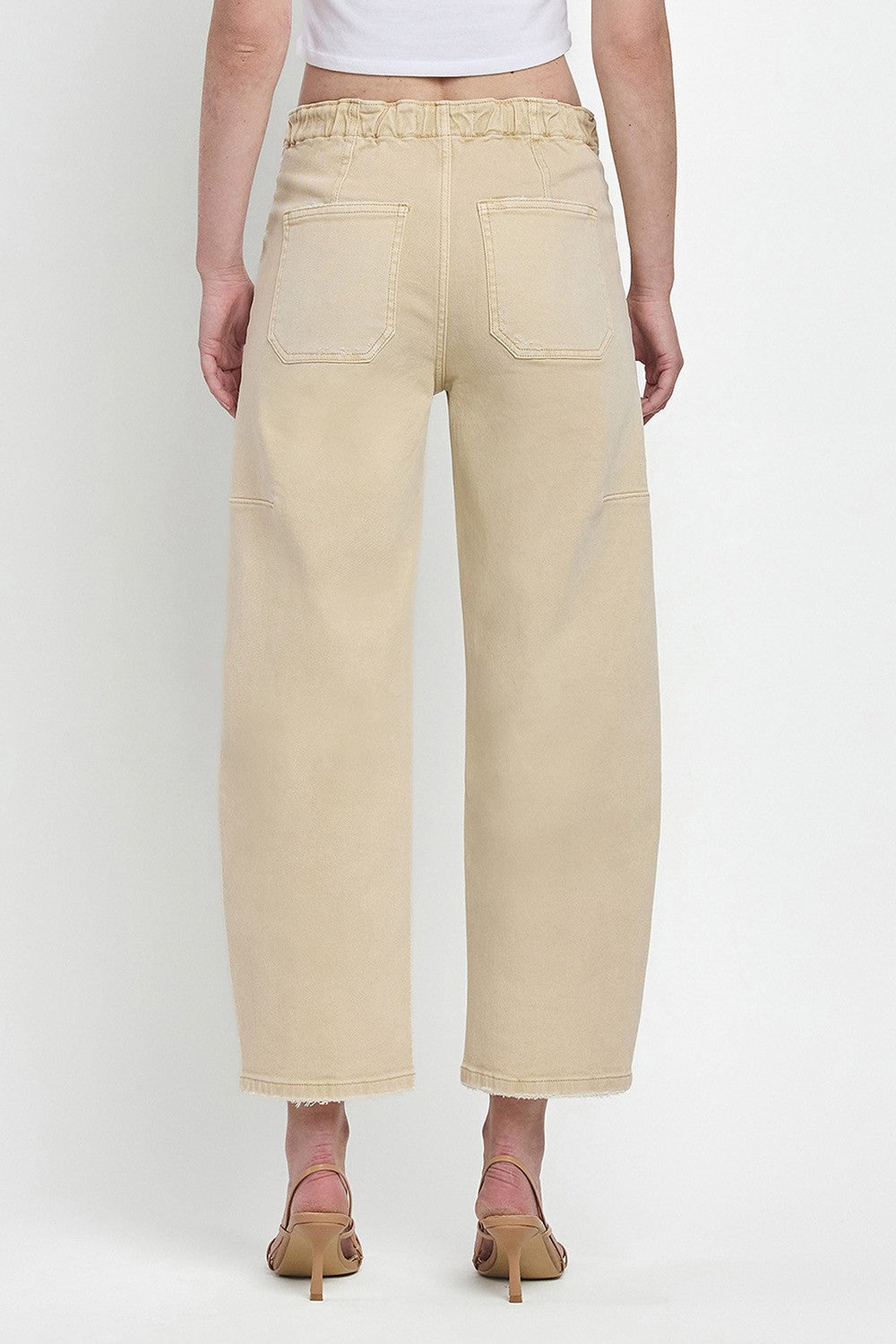 Vervet High Rise Barrel Jeans