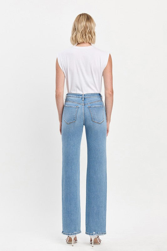 LOVERVET BY VERVET SLIM WIDE JEANS