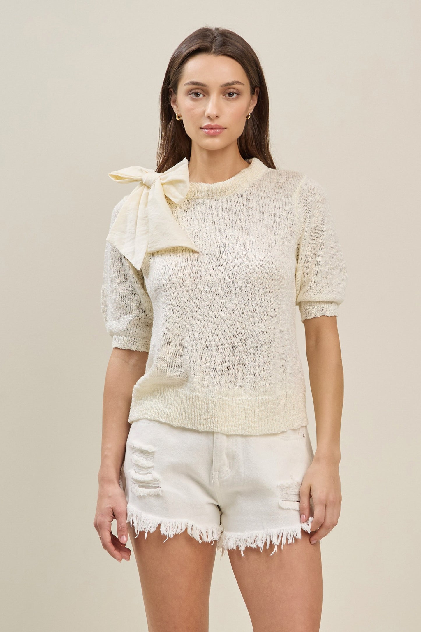 Bow Sweater Top