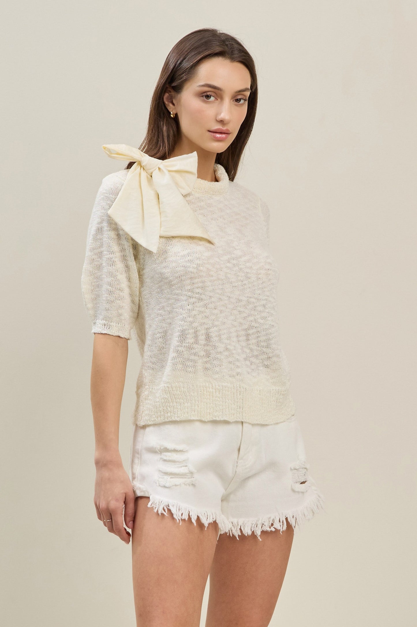 Bow Sweater Top