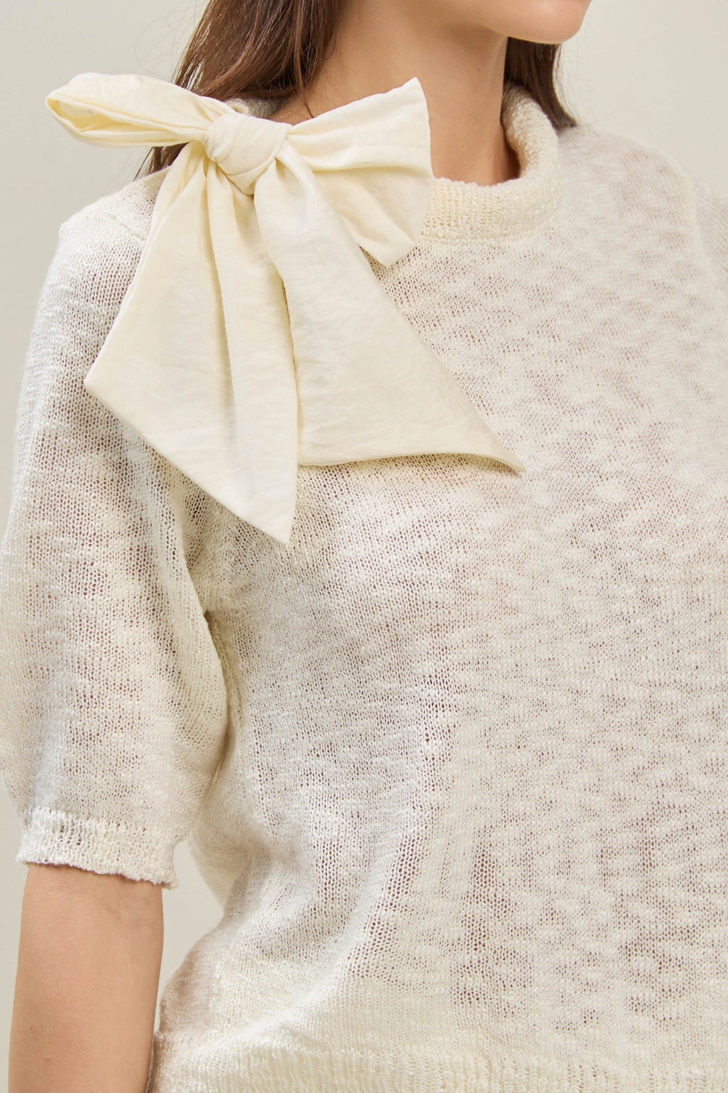 Bow Sweater Top
