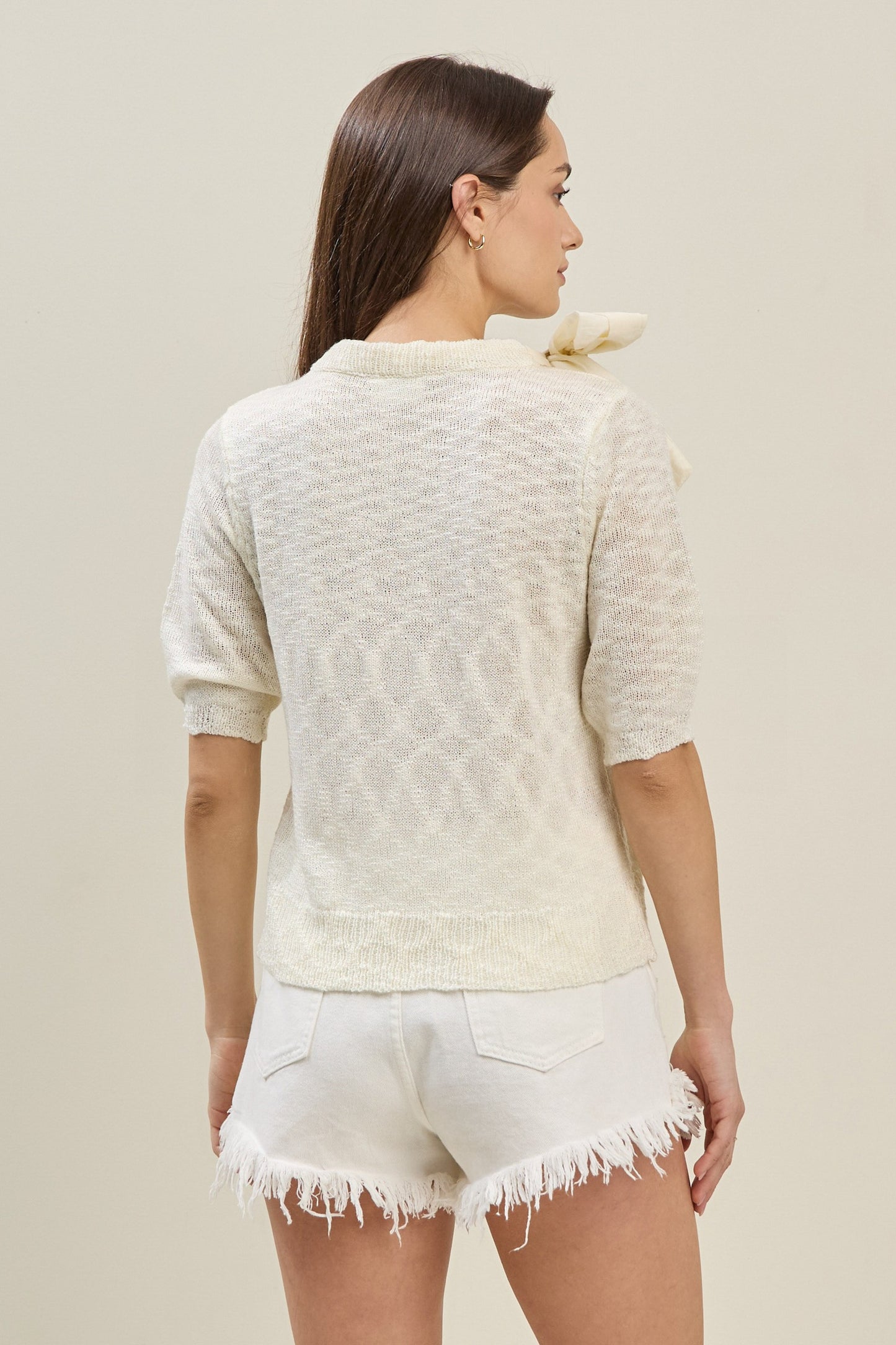 Bow Sweater Top