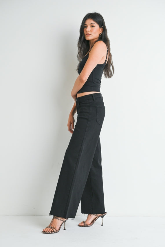 Not So Far Away Relaxed Wide Leg Jeans
