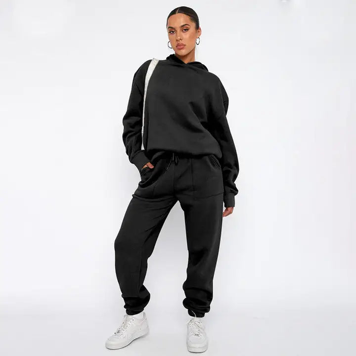 Hoodie Sweatshirt & Sweatpant Set