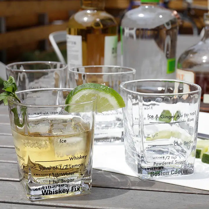 Bartending Glasses Set of 4