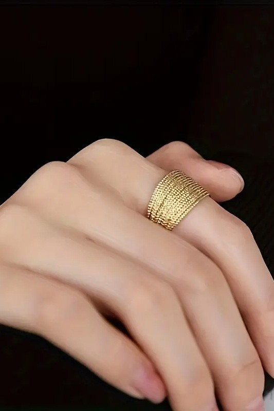 As They Are Adjustable Art Style Ring