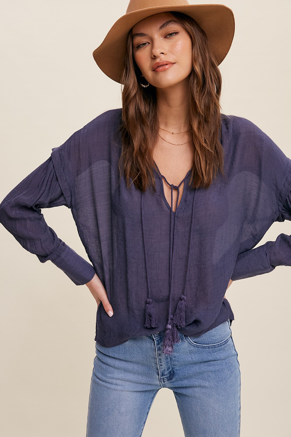That's The Way Loose Fit Boho Top