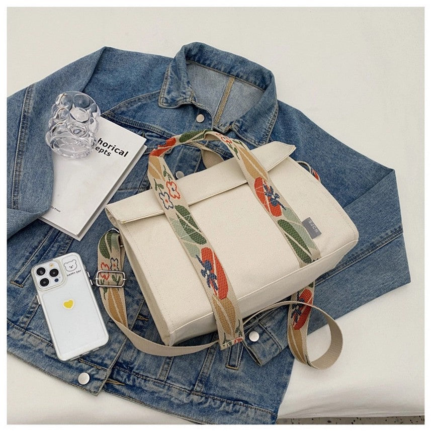 Contrast Color Handbag
