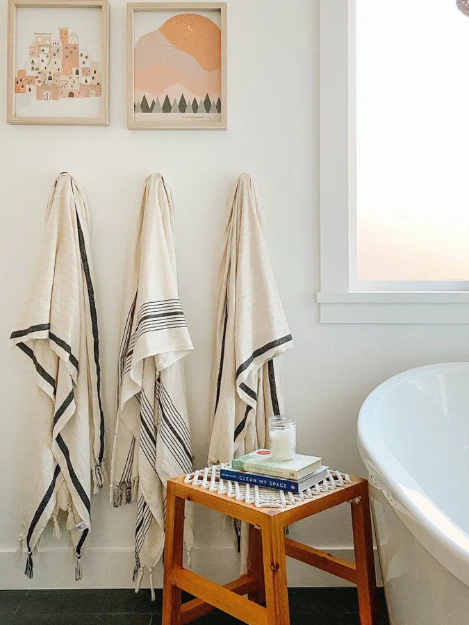 Silvia 100% Cotton Turkish Hand & Bath Towel