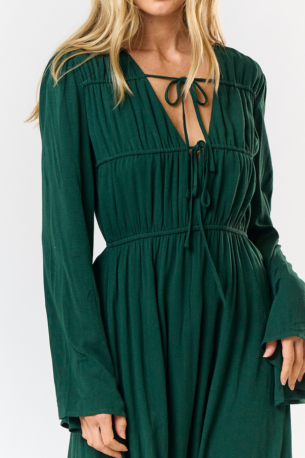 Not Over You Bell Sleeve Maxi Dress