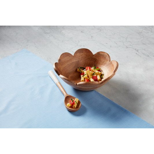 Scallop Bowl & Spoon Set