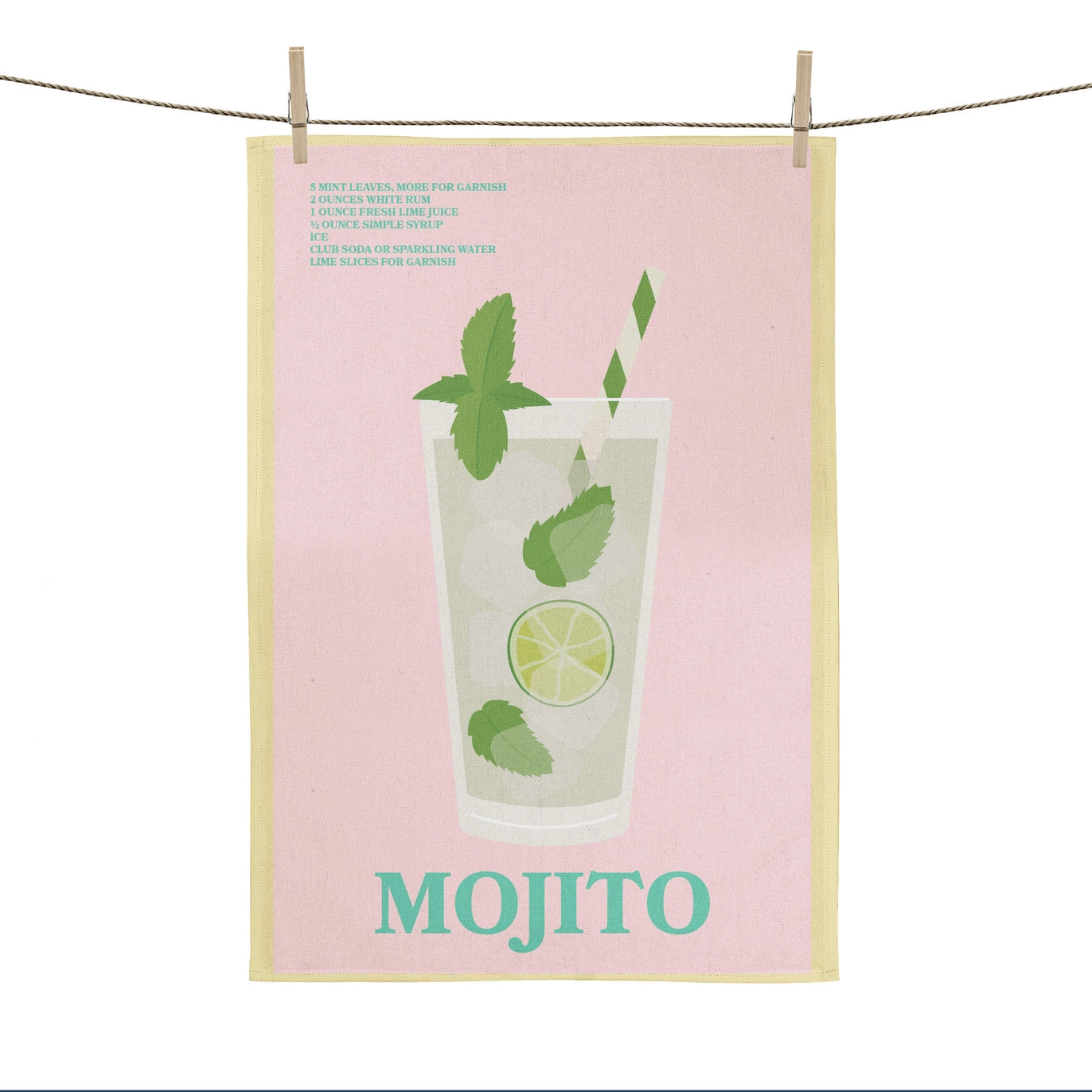 Printed Cocktail Kitchen Towels