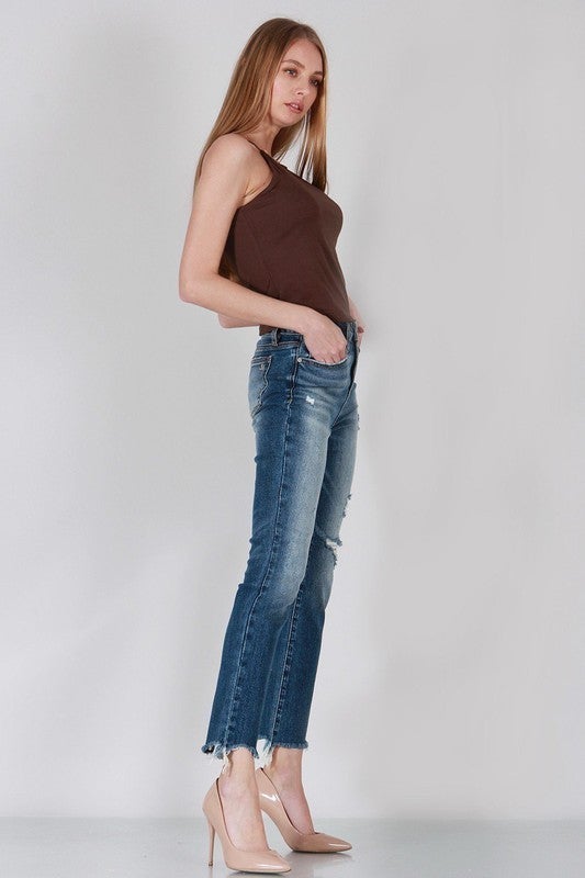 High Rise Relaxed Skinny