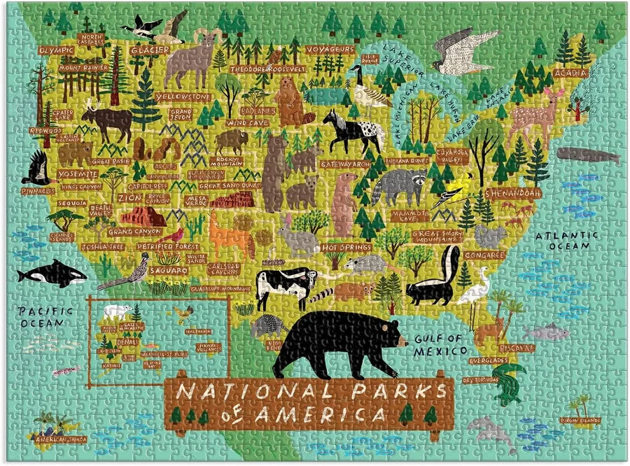 National Parks of America Puzzle