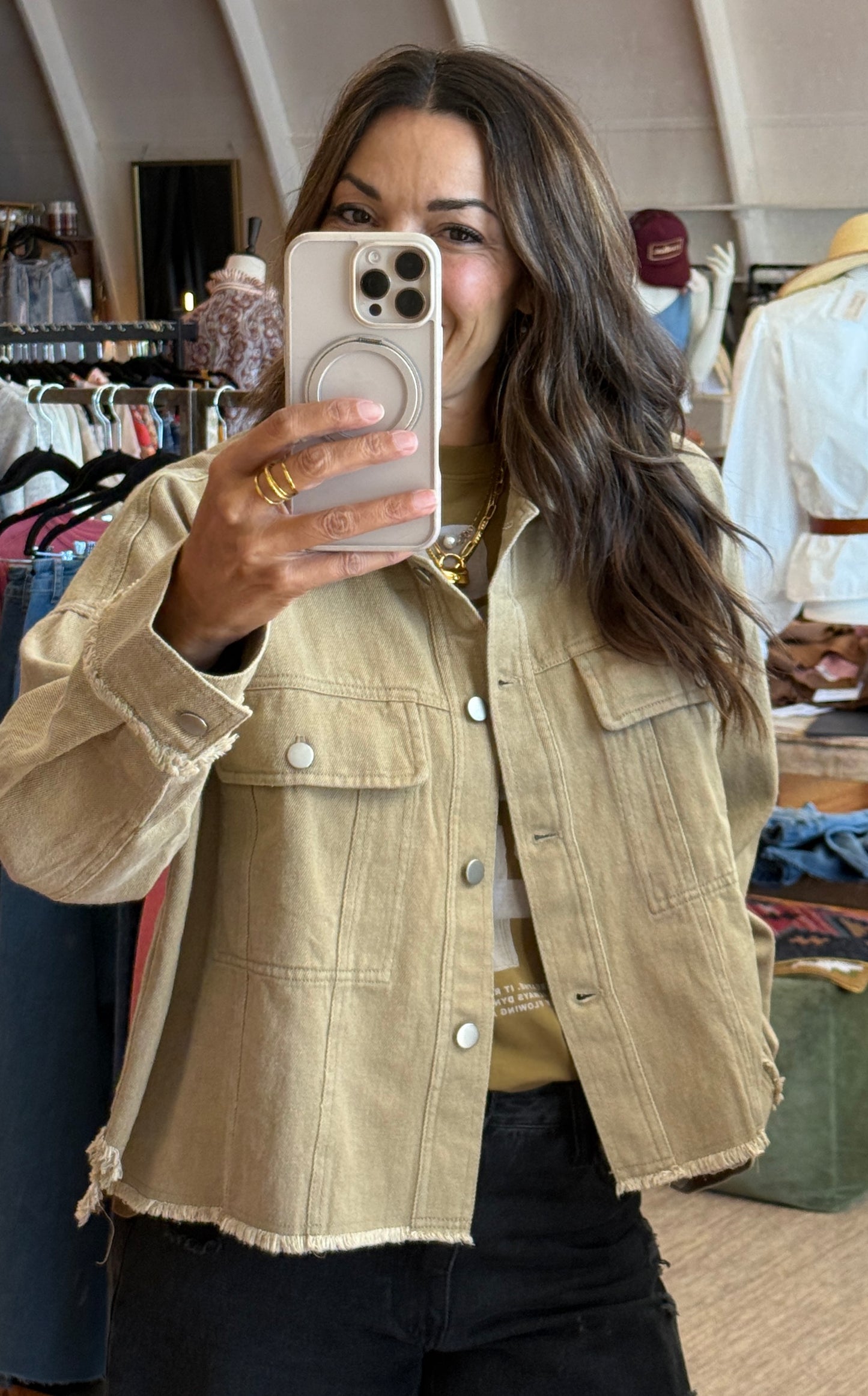 Entro Fall Button Up Jacket