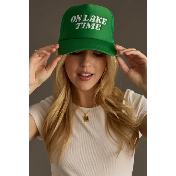 On Lake Time Trucker Hat