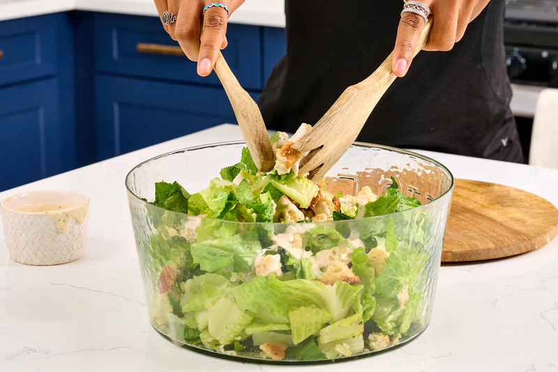 Lets Eat Glass Bowl