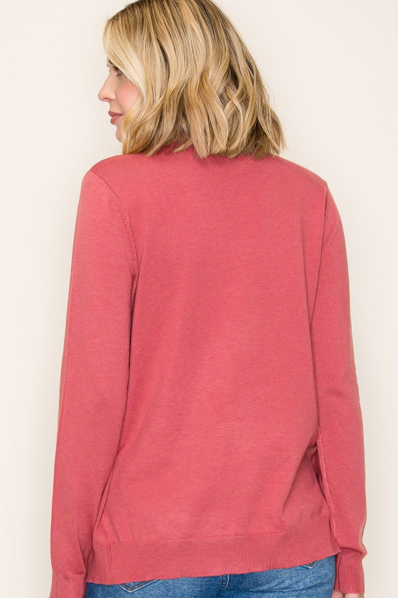 V Neck Sweater Caridgan