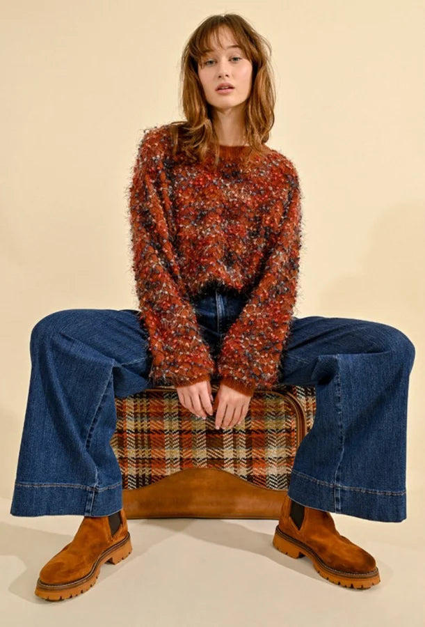 Molly Bracken Retro Vibes Wide Leg Jeans
