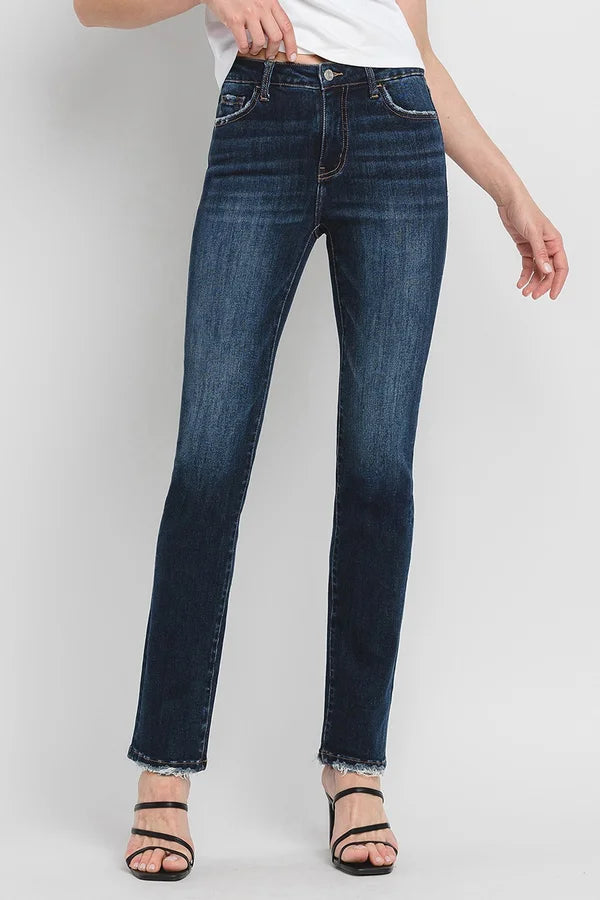 Lovervet by Vervet High Slim Straight Jeans