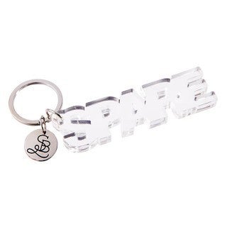 Acrylic Word Keychain
