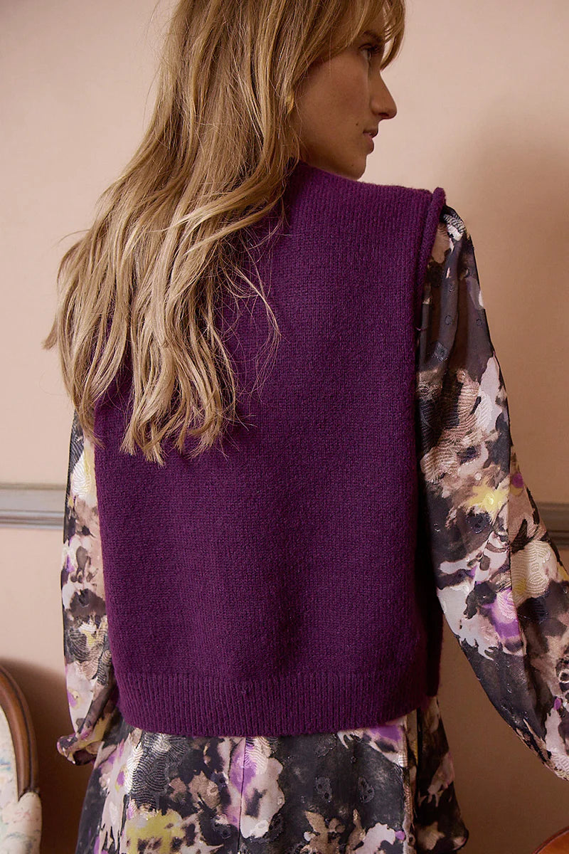 Sugar Plum Sweater Vest