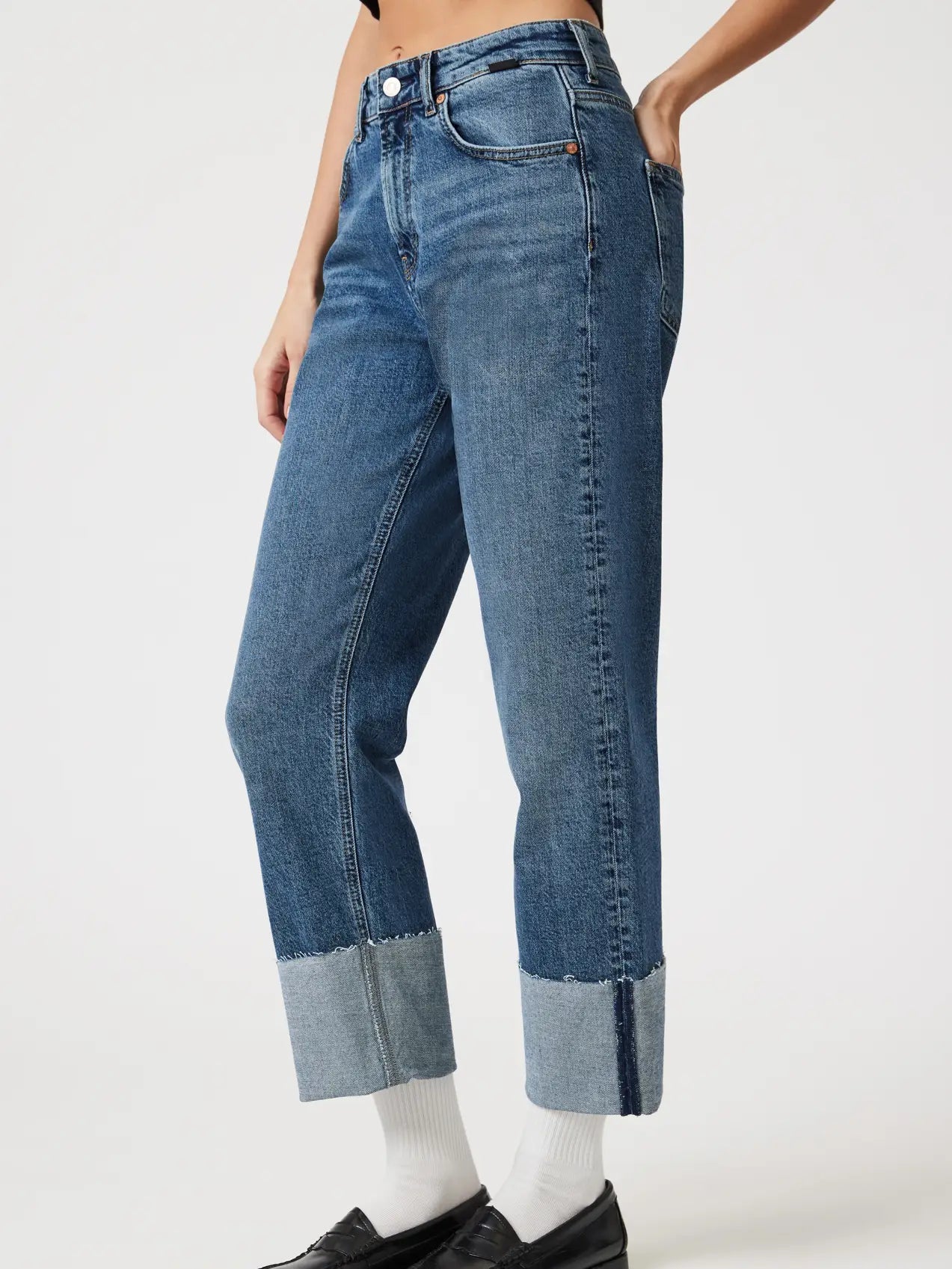 Mavi Savannah Cuffed Shaded Classic Blue