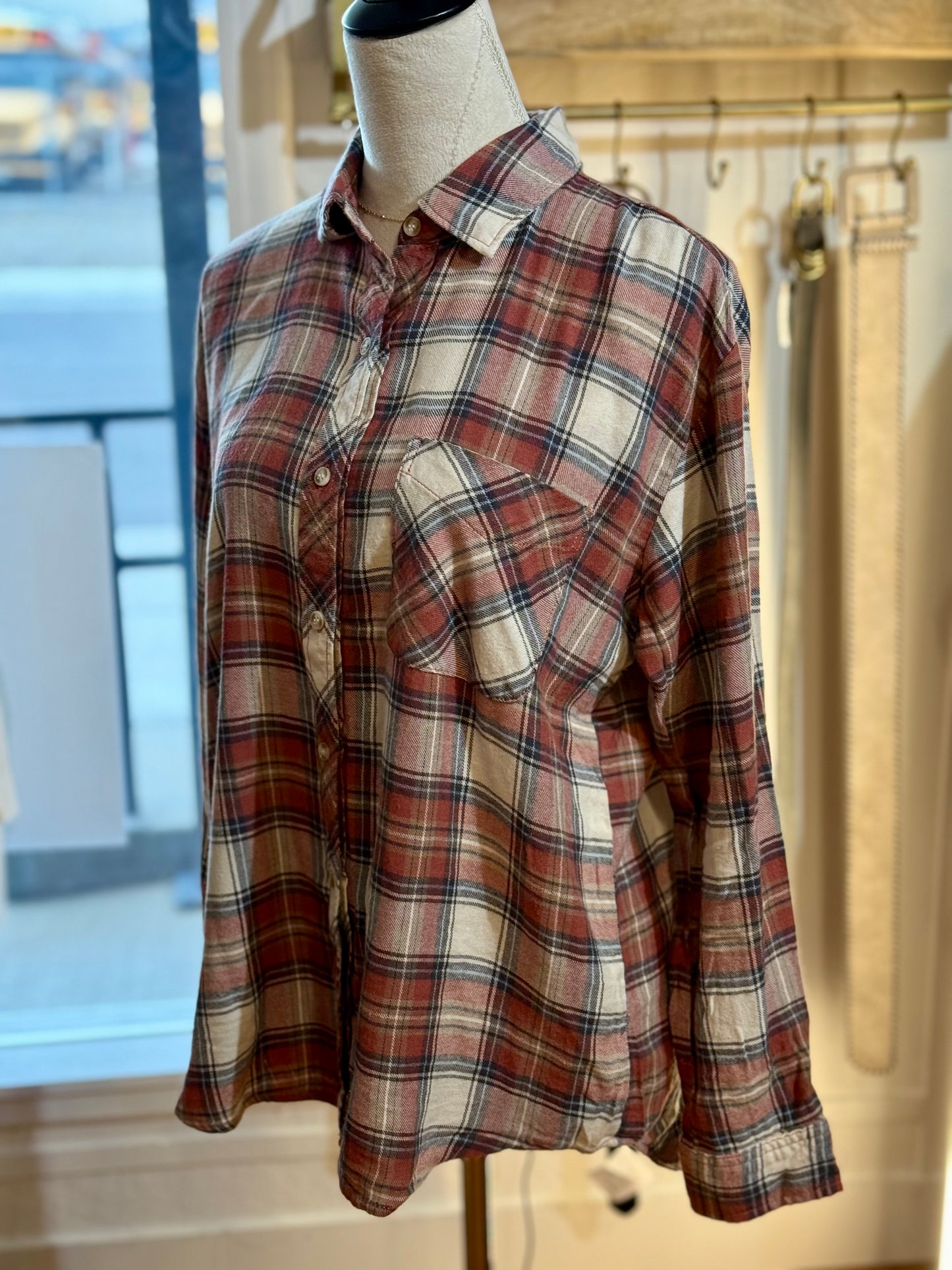 Classic Plaid Button Up