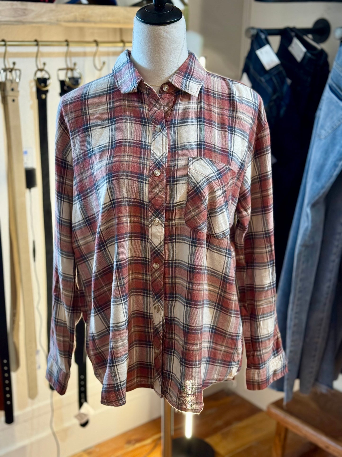 Classic Plaid Button Up