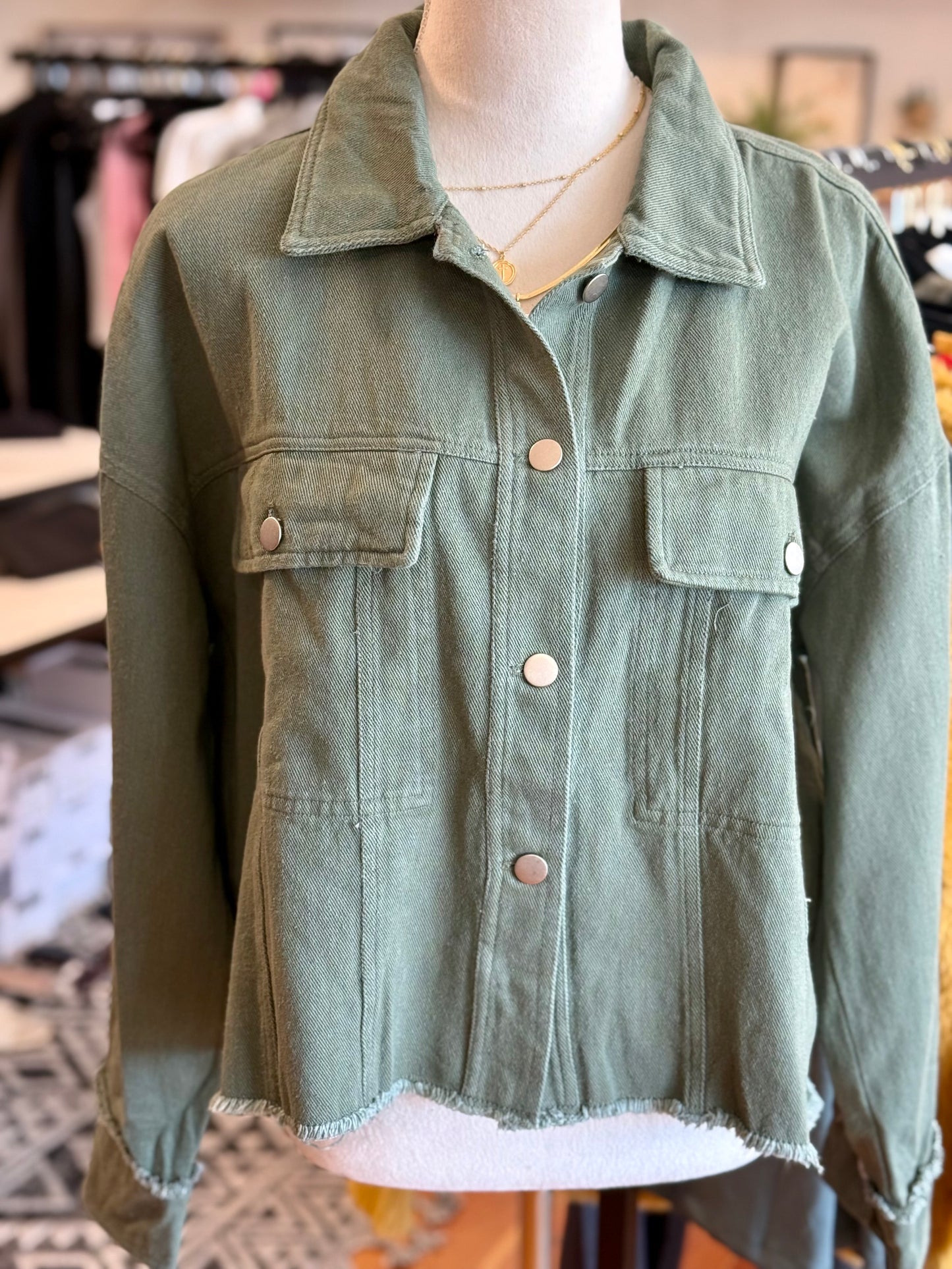 Entro Fall Button Up Jacket