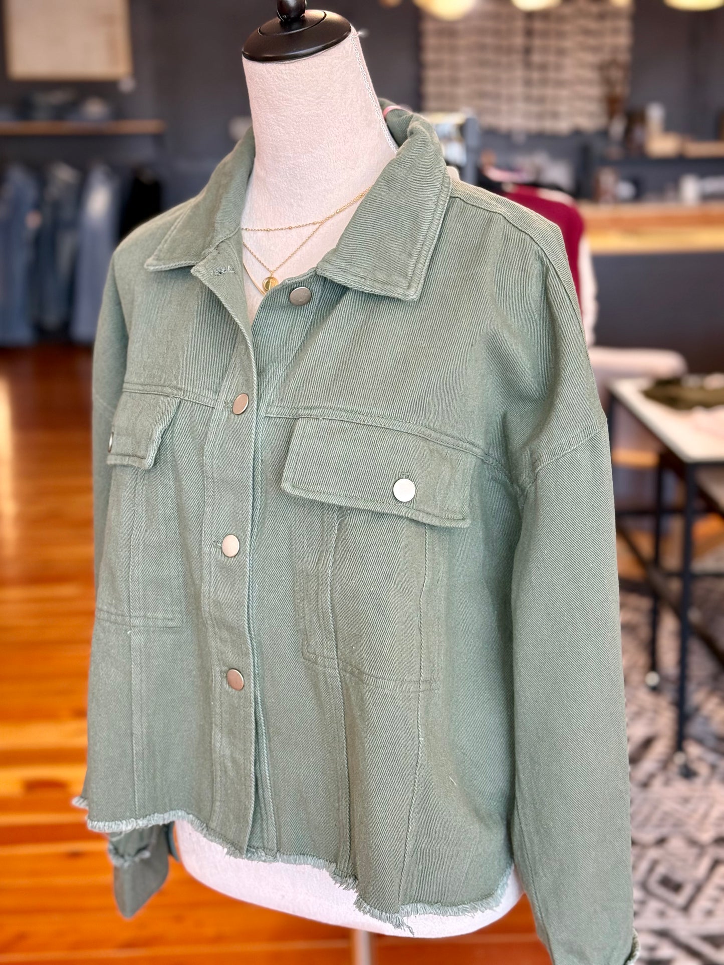 Entro Fall Button Up Jacket