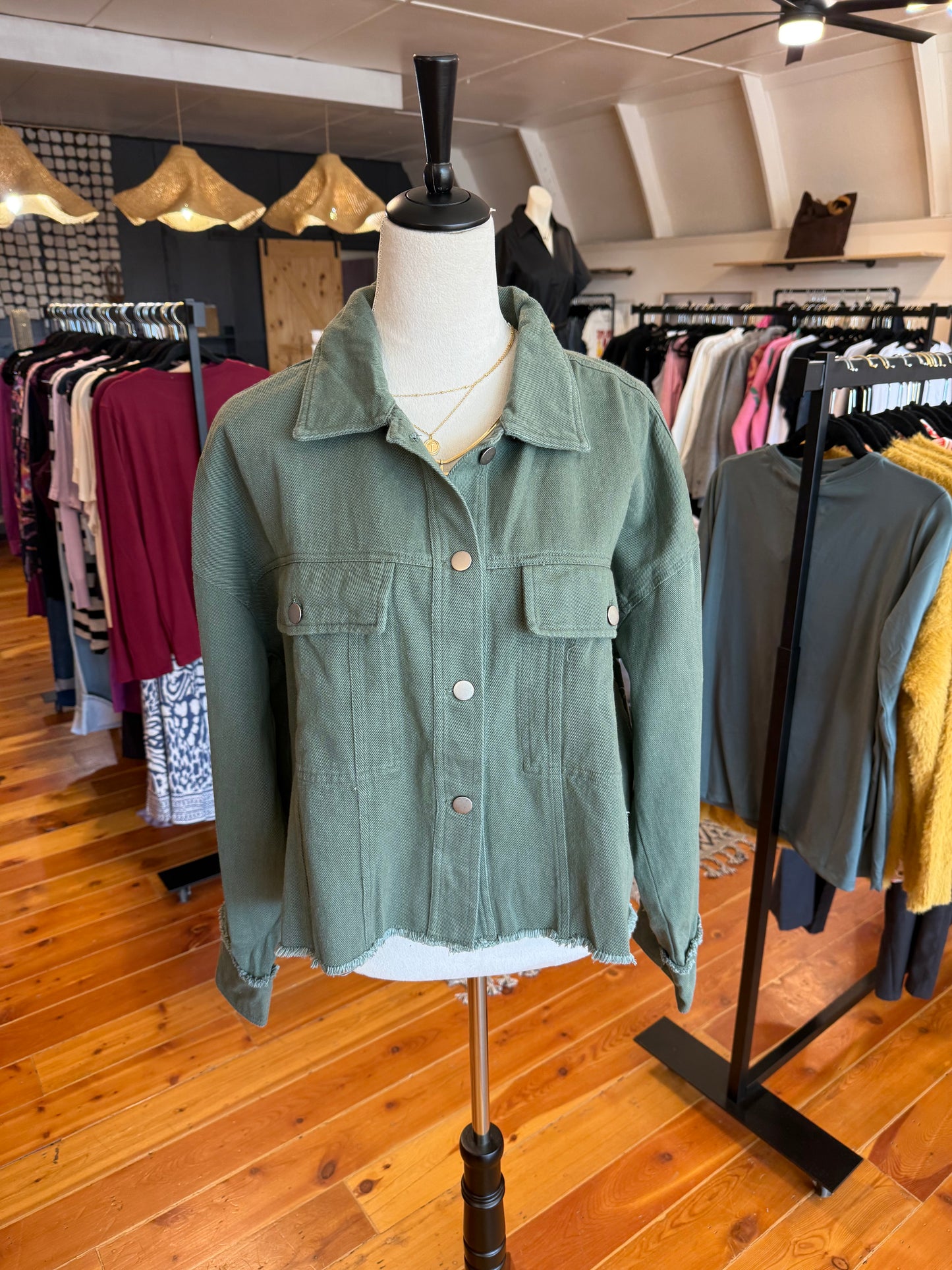 Entro Fall Button Up Jacket