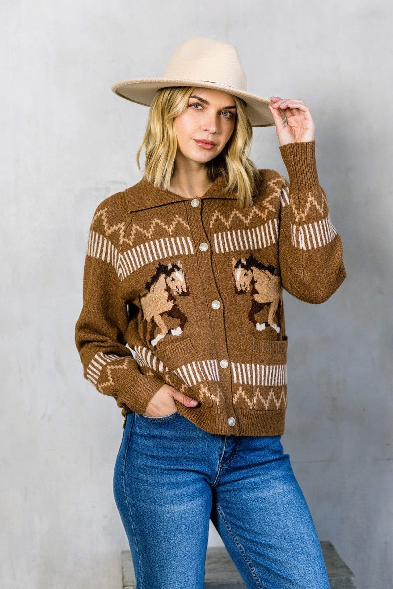 Giddy Up Sweater Jacket