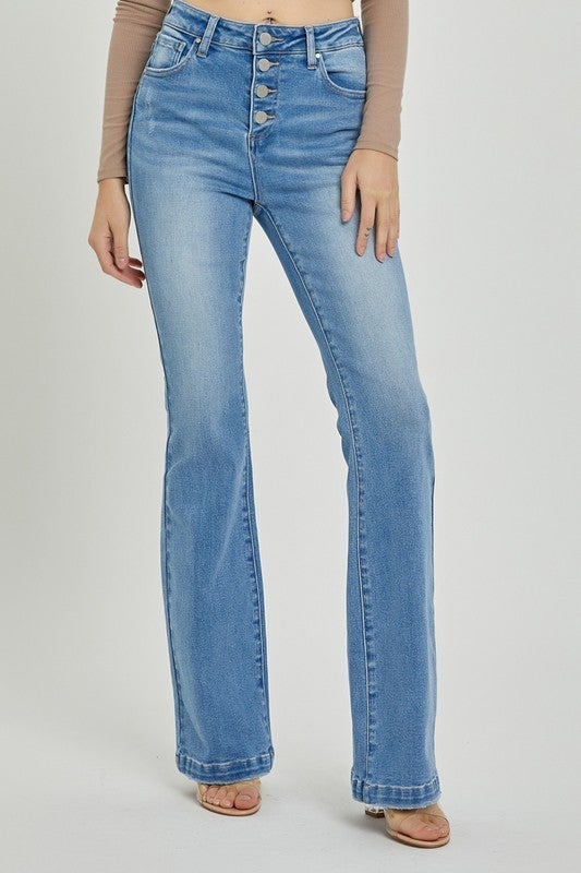 Risen Fresh Start High Rise Boot Cut Jeans