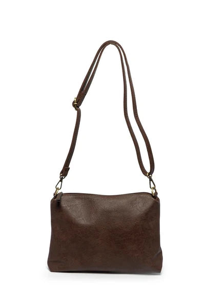 Umber Hobo Brown Handle Handbag