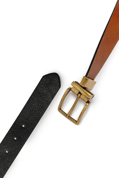 Black and Chicory Classic Reversible Belt