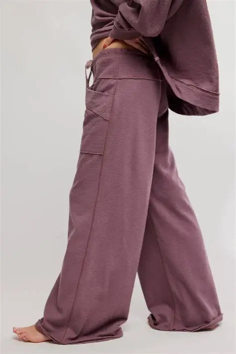Staycation Lounge Pants- Elderberry