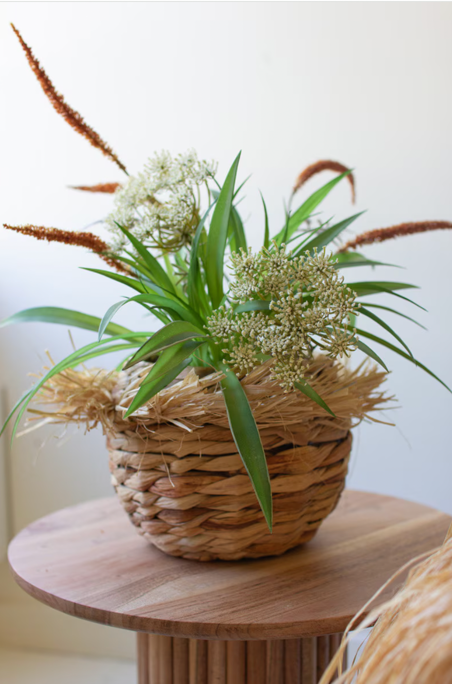 Seagrass Baskets with Grass Detail