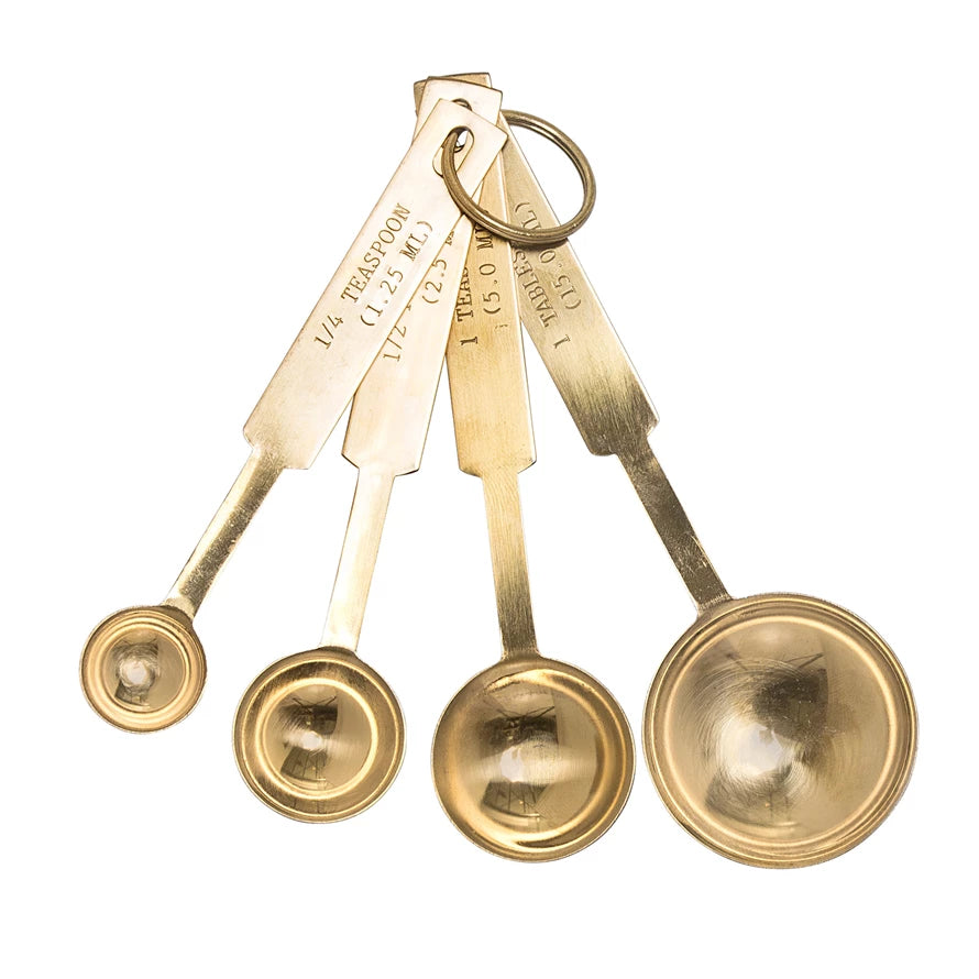 Stainless Steel Measuring Spoons, Set Of 4