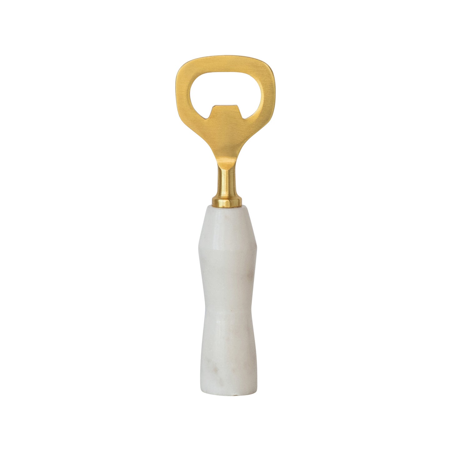 Stainless Steel & Marble Bottle Opener