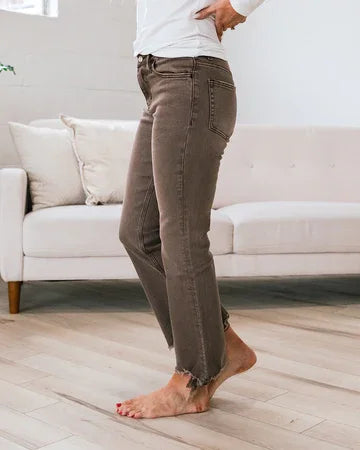 VERVET POTTING SOIL CROP FLARE JEANS