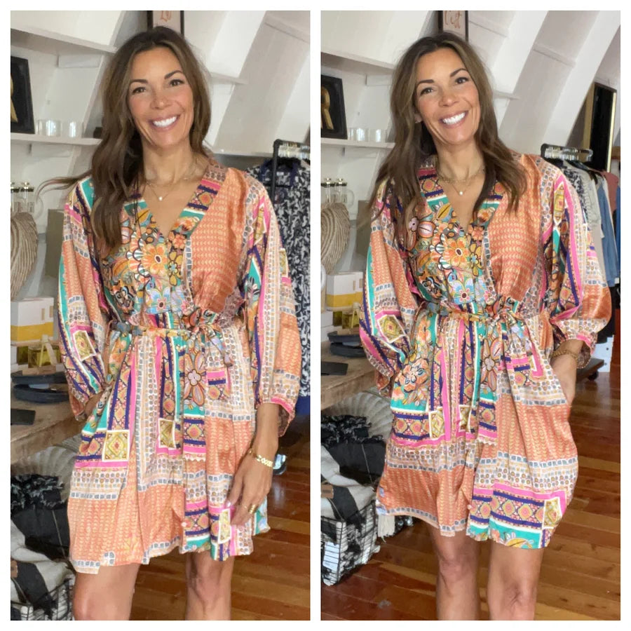 SIlk Molly Print Dress