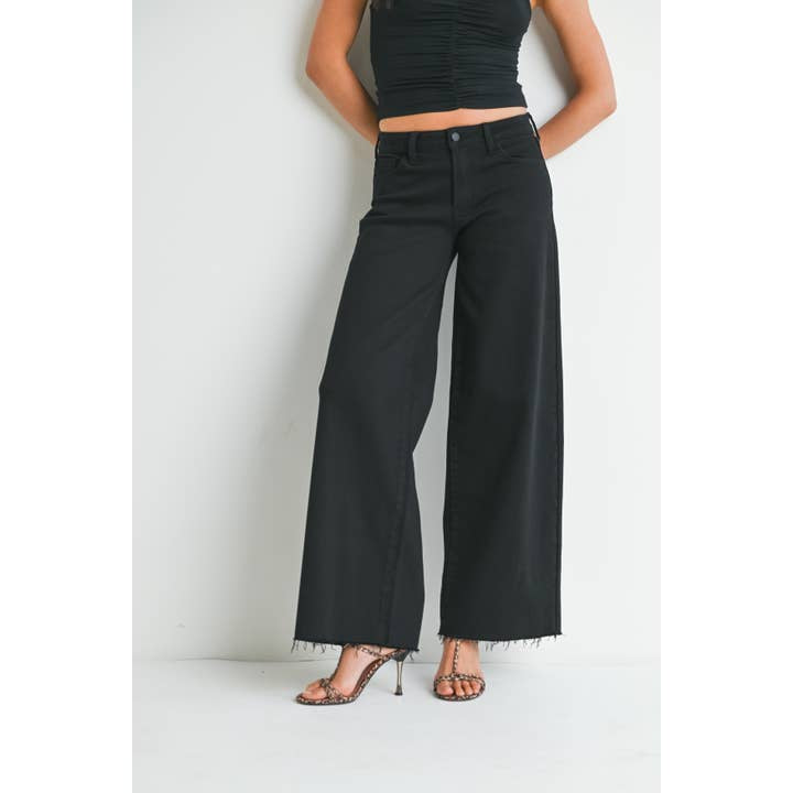 Not So Far Away Relaxed Wide Leg Jeans